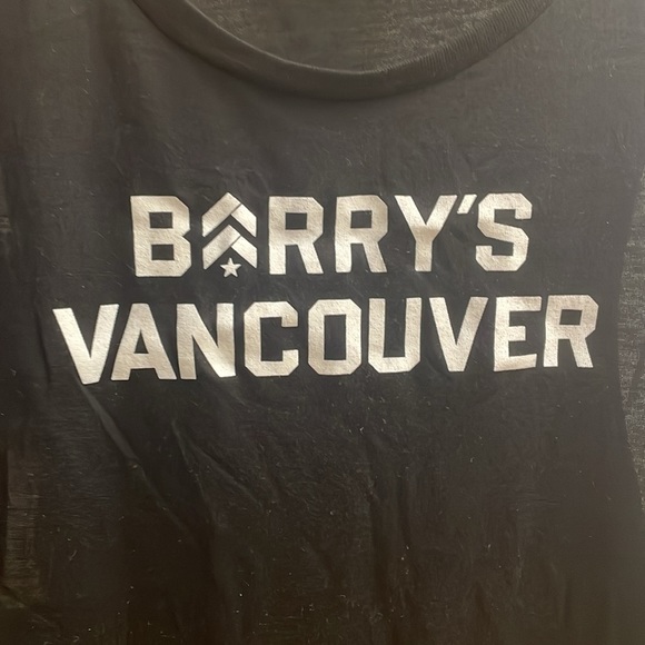 Barry’s Bootcamp Cotton Black Tank Top - Picture 3 of 4